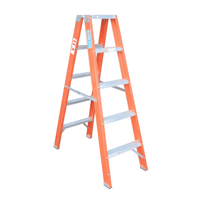 ESCALERA DIELÉCTRICA TIJERA DOBLE ACCESO 8 ESCALONES