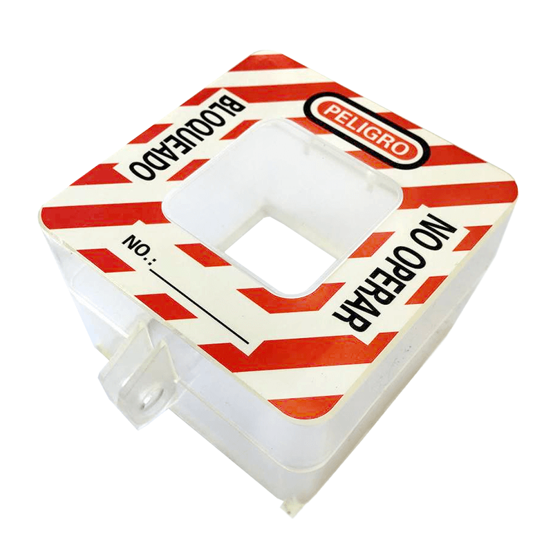 BLOOK BLOQUEADOR DE BOTÓN CUADRADO 45X45X56MM ACRÍLICO (BLBO003)