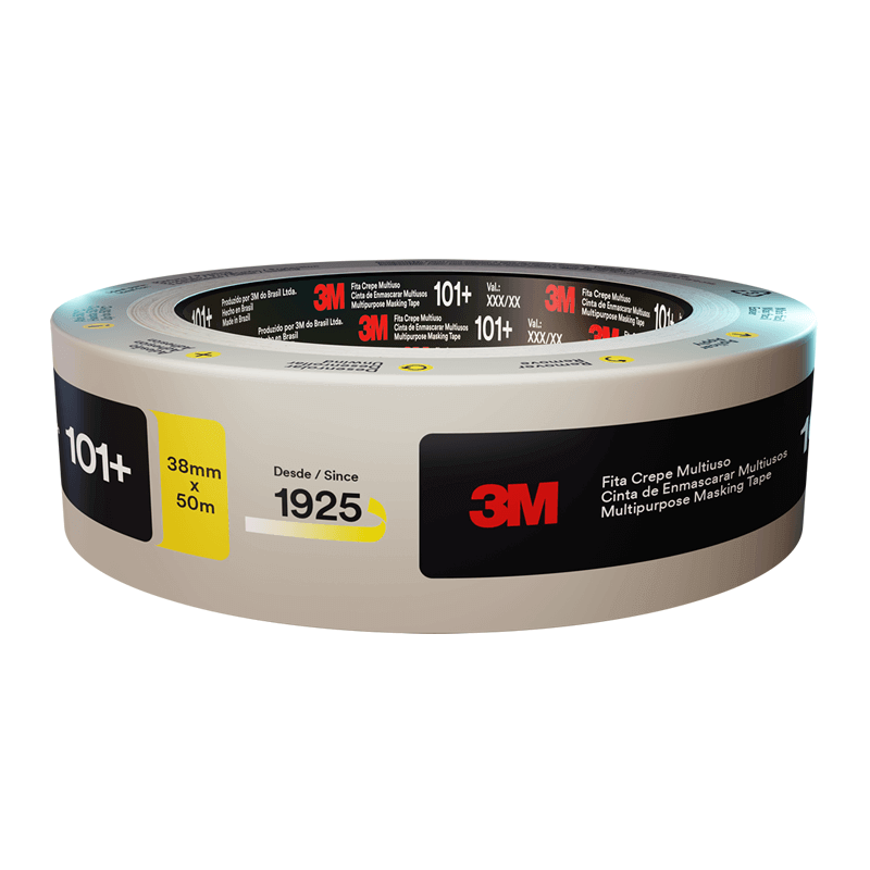 3M CINTA DE ENMASCARAR 101+ PROPÓSITO GENERAL 38MMX50M (65541)