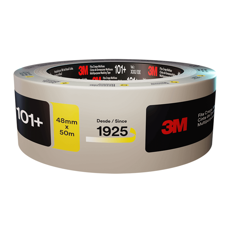 3M CINTA DE ENMASCARAR 101+ PROPÓSITO GENERAL 48MMX50M (65543)