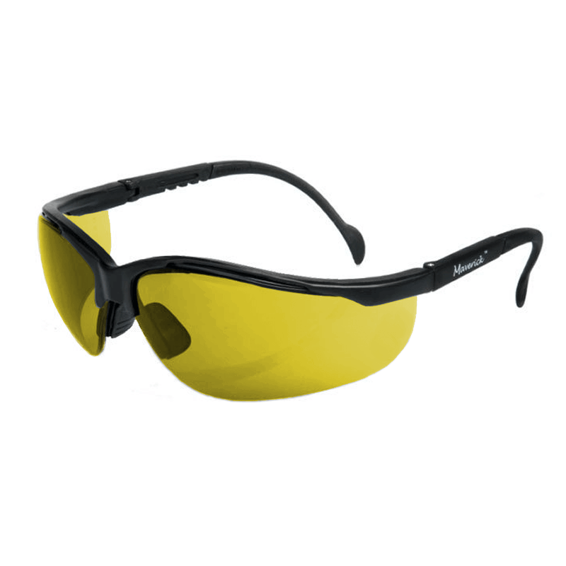 MSA ANTEOJOS MAVERICK ÁMBAR CON MARCO NEGRO UV400 HC (2803237)