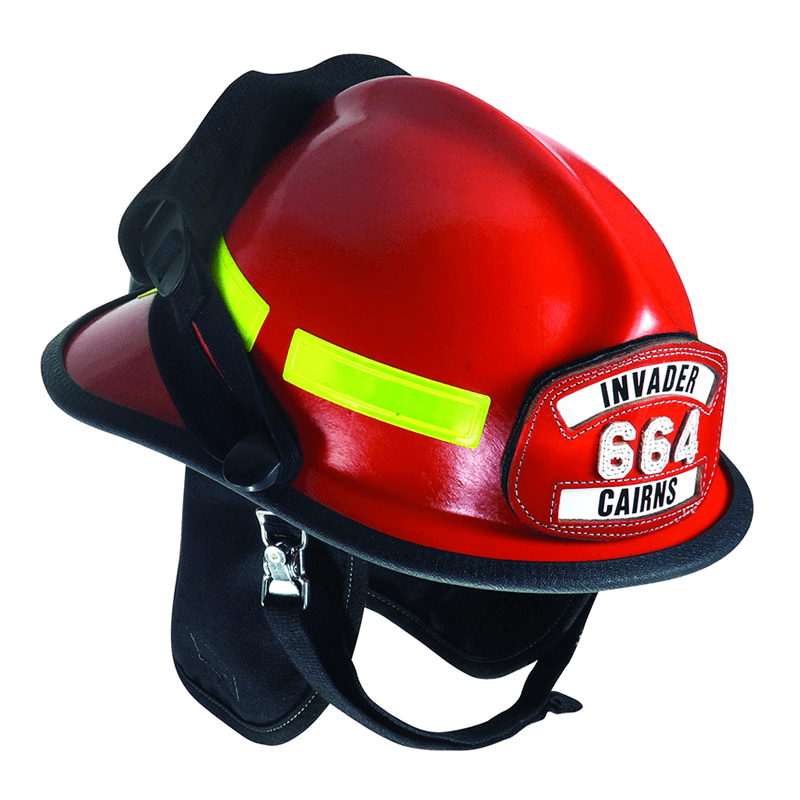 MSA CASCO DE BOMBERO INVADER ROJO (10182465)