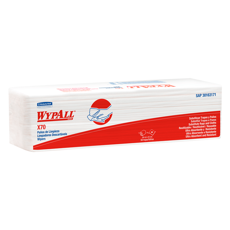 WYPALL X70 PAÑOS DE LIMPIEZA PRE DOBLADOS (30163171)