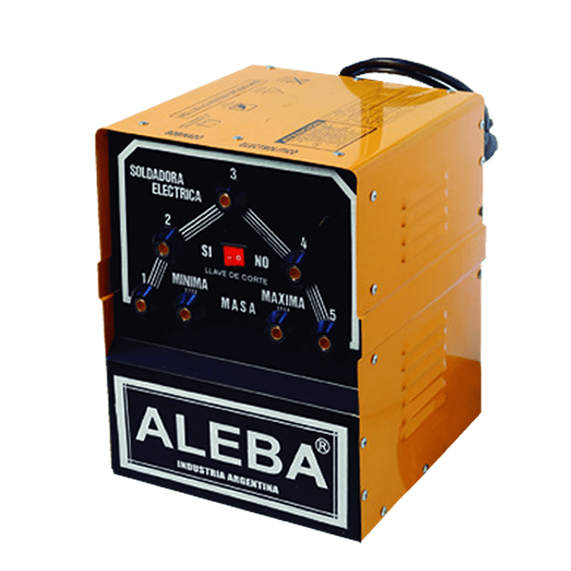 ALEBA SOLDADORA ELÉCTRICA MONOFÁSICA 170 AMPERES (SOL-200)