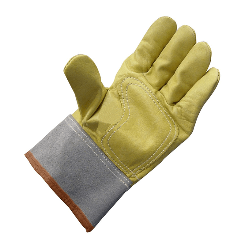 DPS GUANTES VAQUETA AMARILLA PUÑO CORTO TALLE 10 (121225)