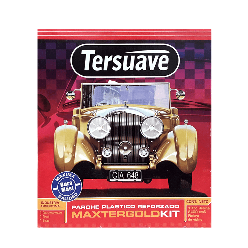 TERSUAVE MAXTER GOLD KIT PARCHE DE PLÁSTICO REFORZADO MATE 1KG