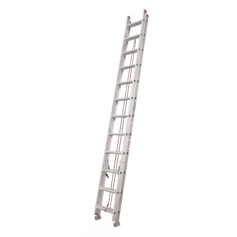 ESCALERA DE ALUMINIO EXTENSIBLE 44 ESCALONES REFORZADA