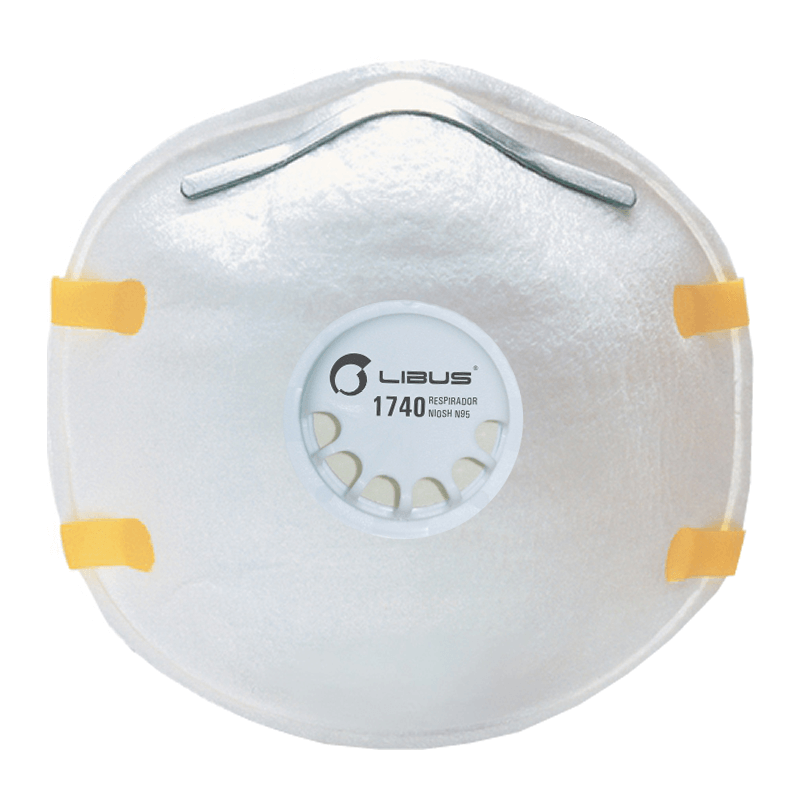 LIBUS MASCARILLA N95 MOD. 1740 CON VÁLVULA (901799)