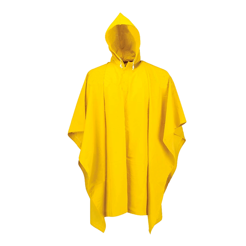 DPS PONCHO DE PVC 10 MIC AMARILLO (NUB0202)