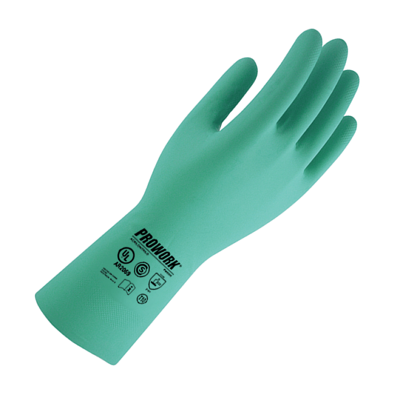 PROWORK GUANTES DE ACRILONITRILO VERDE (PW8500)
