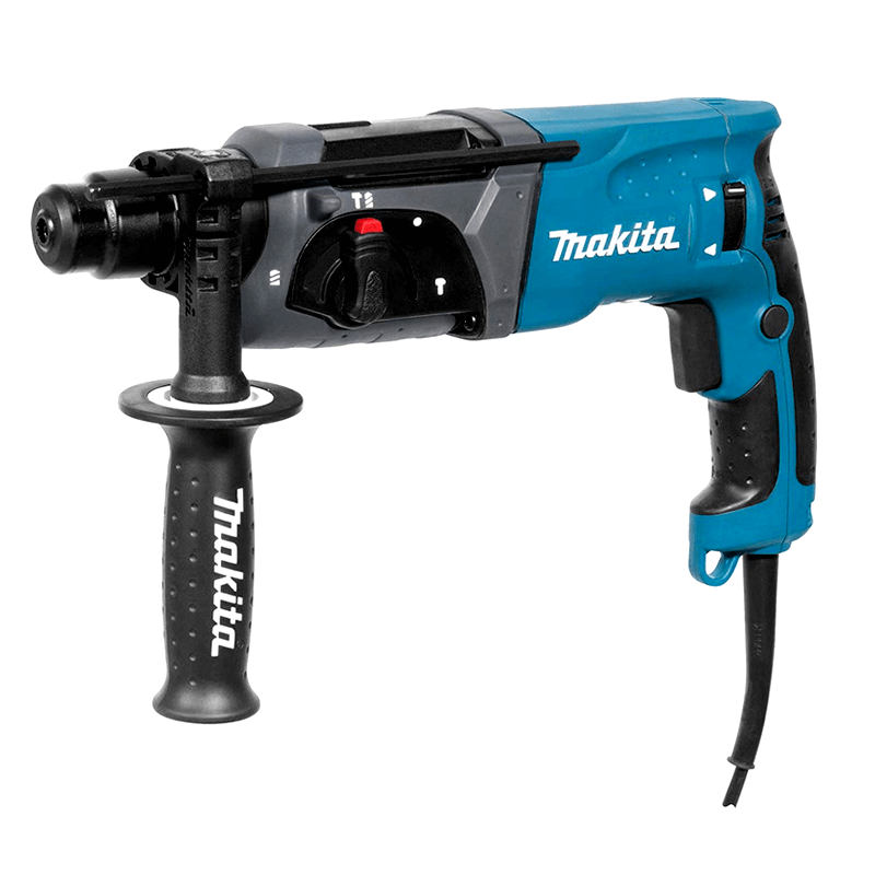 MAKITA MARTILLO ROTATIVO 24MM PLUS 780W 2.7J CON 12 MECHAS (HR2470X)