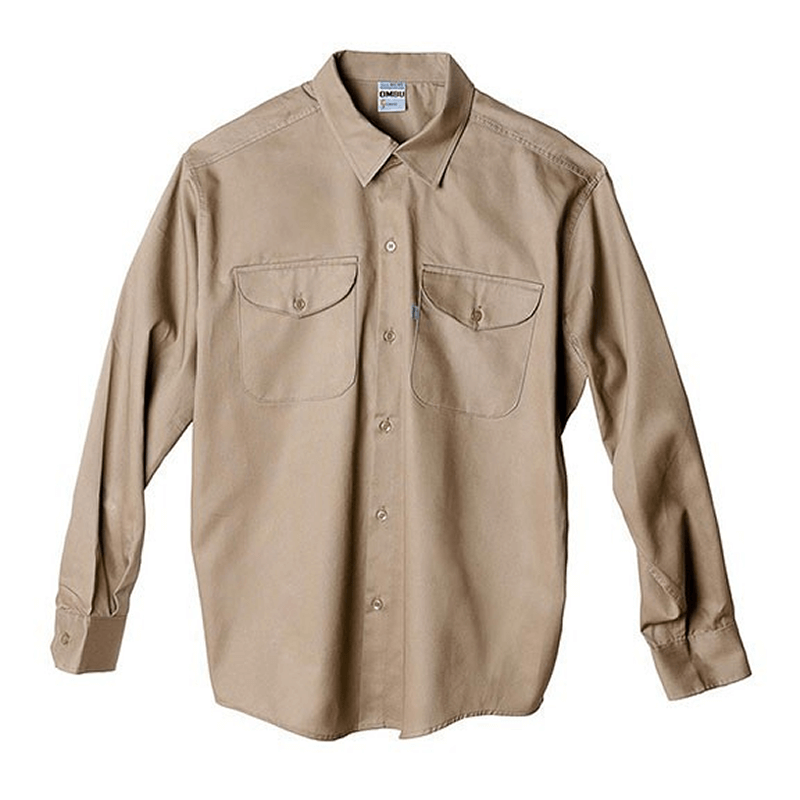 OMBU CAMISA BEIGE (TALLE 50 AL 54)