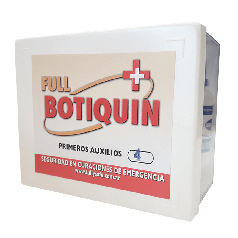BOTIQUÍN N°4 PLÁSTICO 17 ELEMENTOS