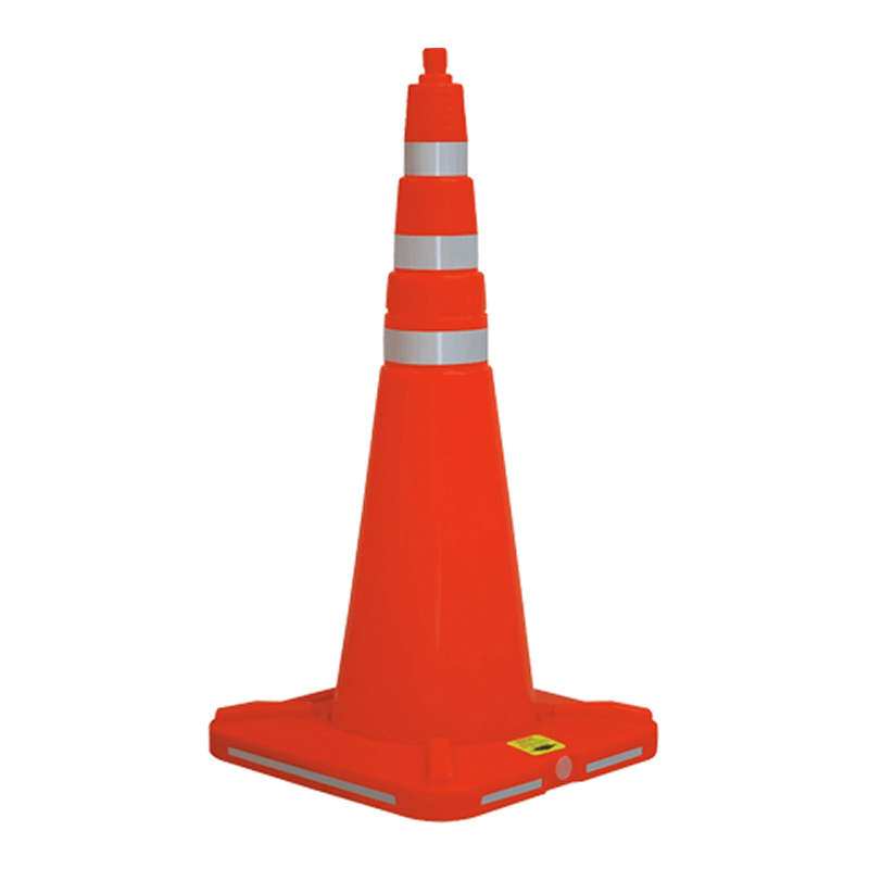 DIMAVIAL CONO DE SEÑALIZACIÓN DE 65CM CON REFLECTIVOS (110)