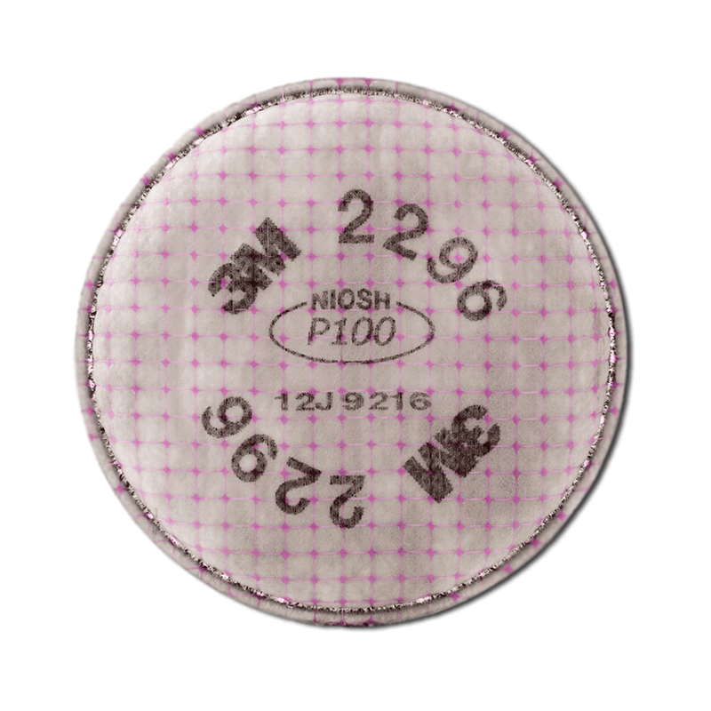 3M FILTRO 2296 P100 PARA PARTÍCULAS Y GASES ÁCIDOS (57053)