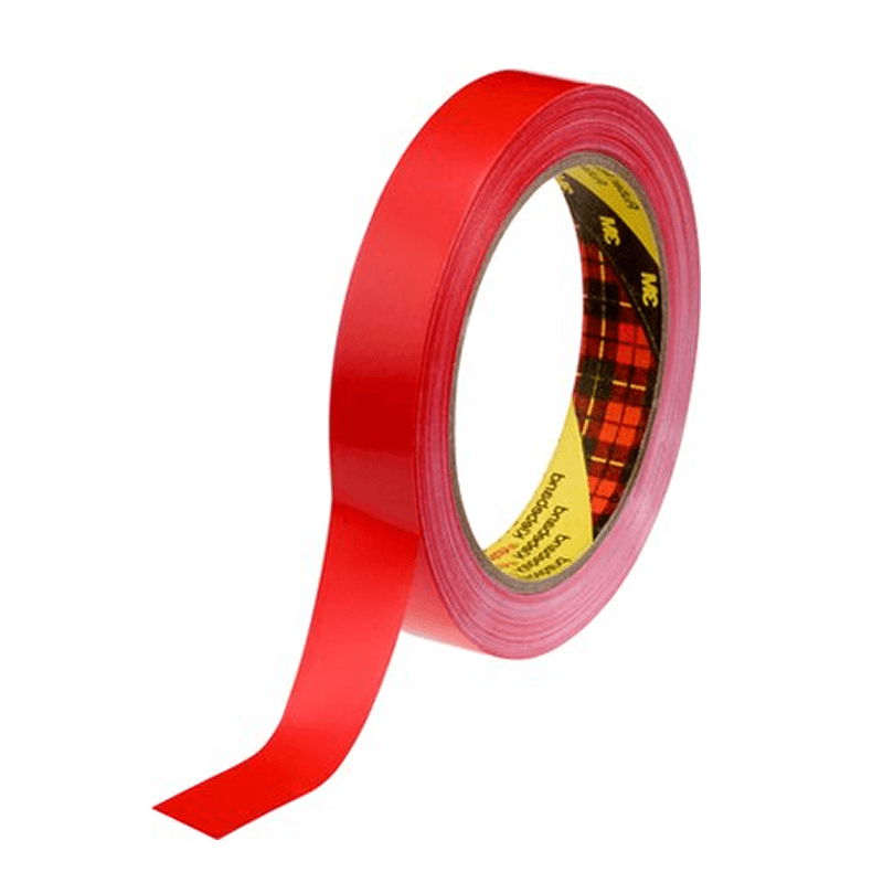 3M CINTA PVC 6893 ROJO 12MMX66MM PARA CERRAR BOLSAS (29847)