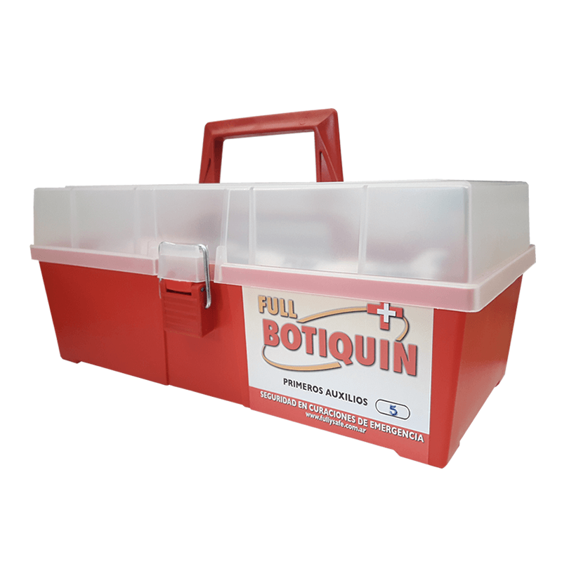 BOTIQUÍN N°5 PLÁSTICO 29 ELEMENTOS