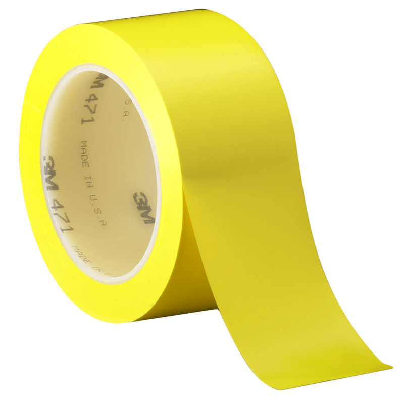 3M CINTA DEMARCATORIA 471 AMARILLA 100MMX30MT (39132)