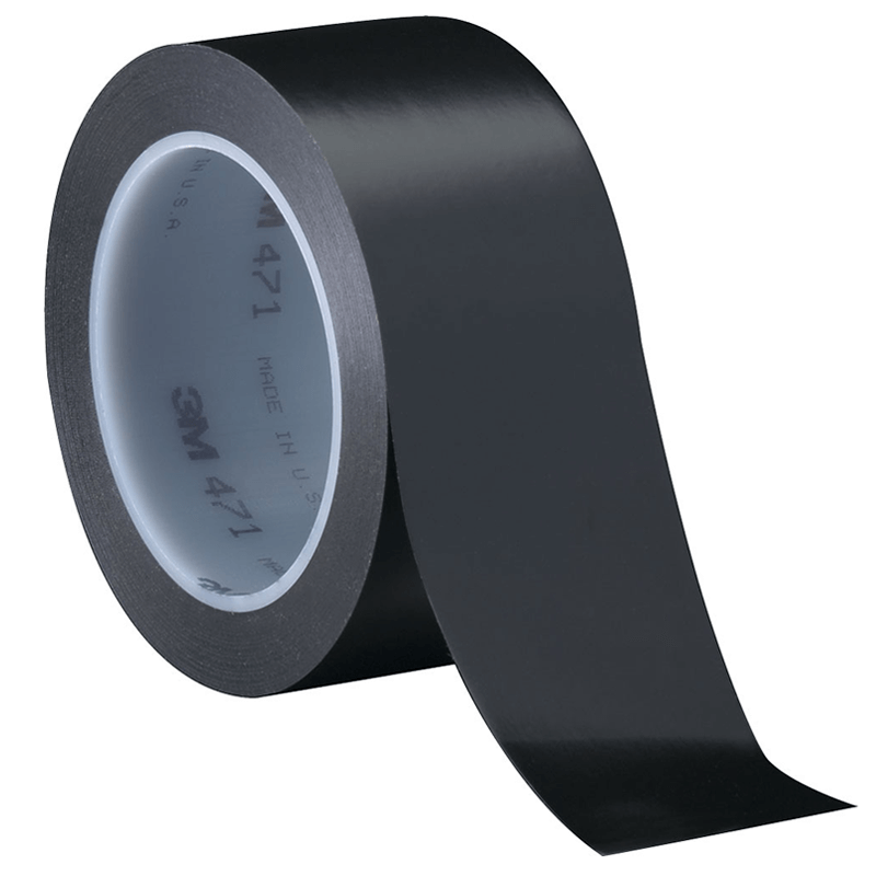 3M CINTA DEMARCATORIA 471 NEGRA 50MMX30MT (93128)