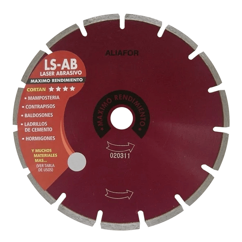 ALIAFOR DISCO DIAMANTADO LÁSER ABRASIVO 10