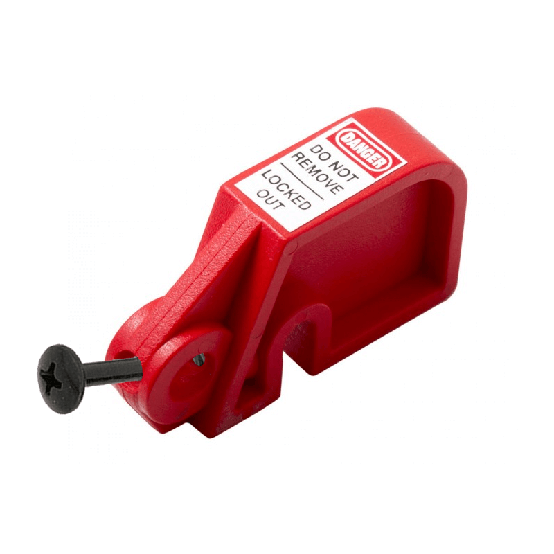 BLOOK BLOQUEADOR ELÉCTRICO ROJO BIPOLAR CON TORNILLO (BLIE009)