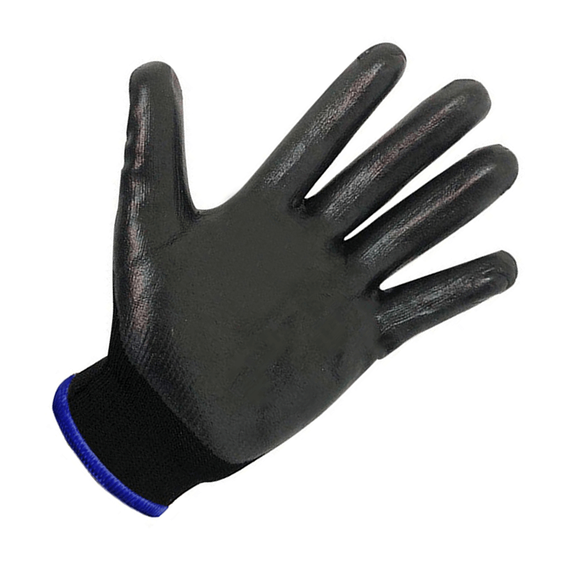 DPS GUANTES TEJIDOS SIN COSTURA RECUBIERTO EN NITRILO ESPUMADO NEGRO (88194)