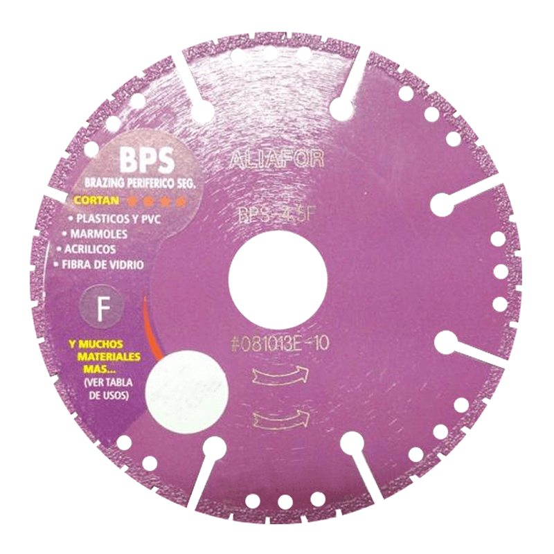 ALIAFOR DISCO DIAMANTADO BRAZING PERIFÉRICO SEGMENTADO BPS-G 7
