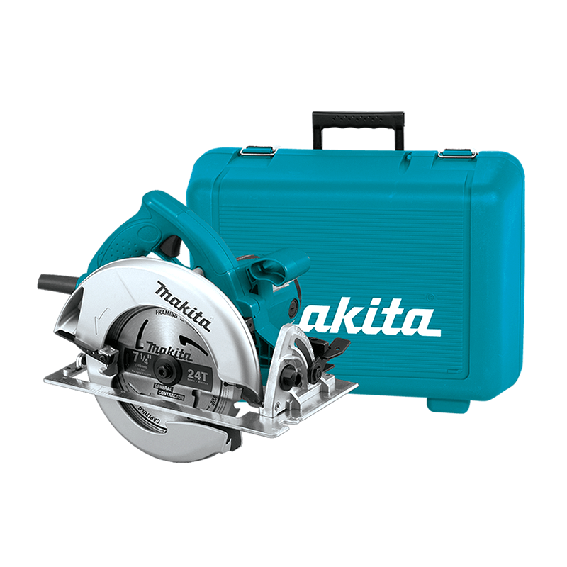 MAKITA SIERRA CIRCULAR ELÉCTRICA 7 1/4 CON 3 DISCOS Y MALETA (5007NKX)