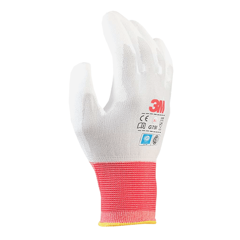 3M GUANTES G750 NYLON PU BLANCO