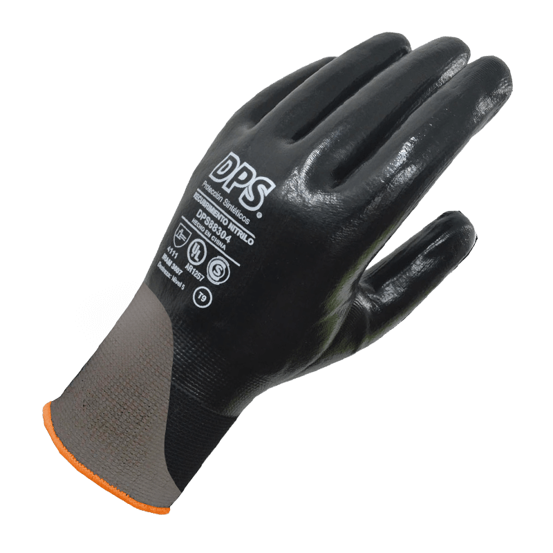 DPS GUANTES TEJIDO SIN COSTURA BAÑO COMPLETO NITRILO (8830)