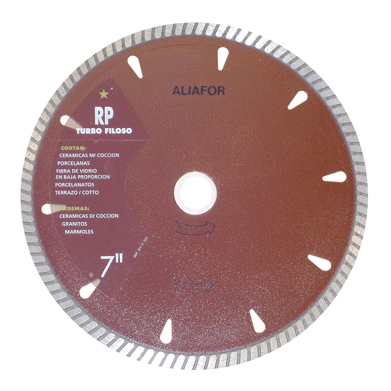 ALIAFOR DISCO DIAMANTADO TURBO FILOSO RP 4,5