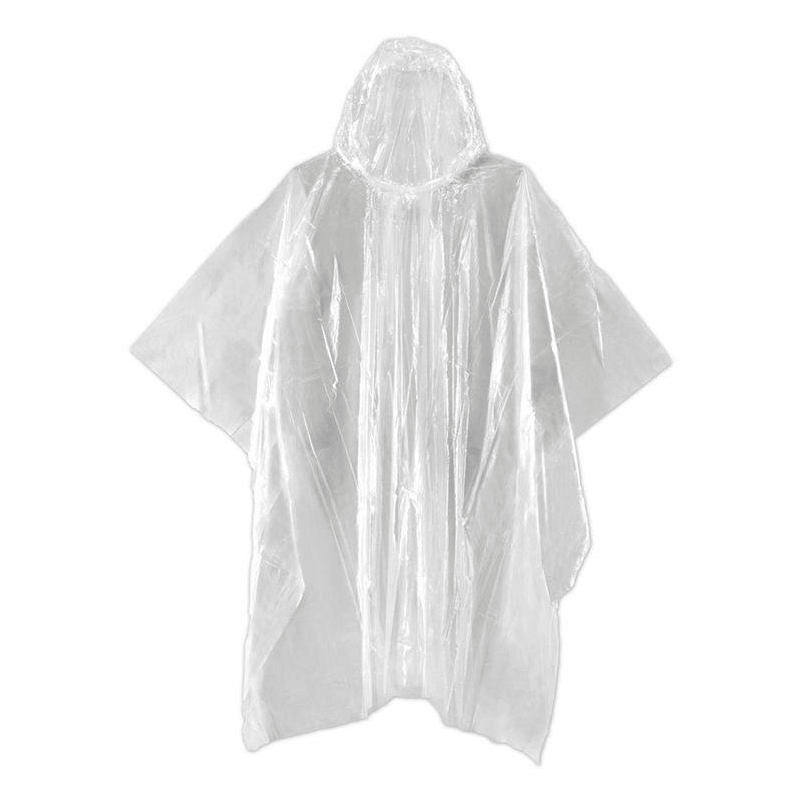 DPS PONCHO PE TRANSPARENTE 100X125 (NUB0001)