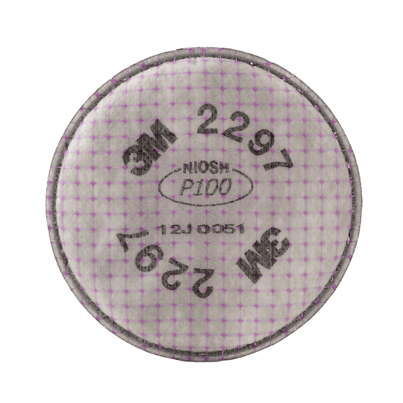 3M FILTRO 2297 P100 PARA PARTÍCULAS Y VAPORES ORGÁNICOS (57011)