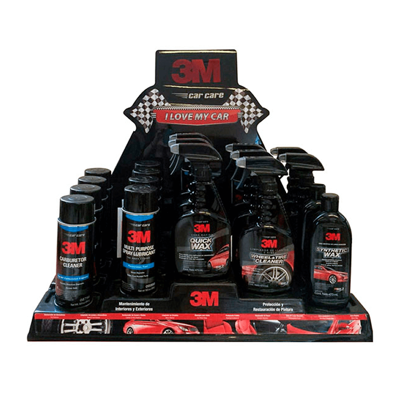 3M EXHIBIDOR CAR CARE PARA MOSTRADOR (53461)