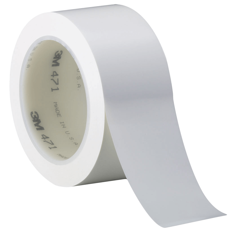 3M CINTA DEMARCATORIA 471 BLANCA 100MMX30MT (49332)