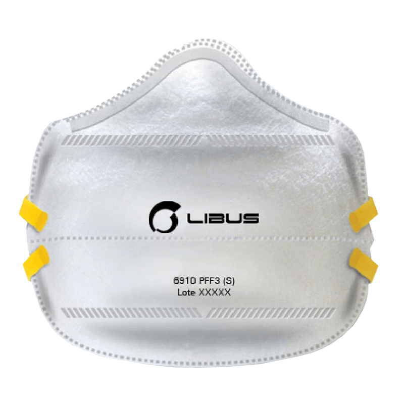 LIBUS RESPIRADOR DE PARTÍCULAS DESCARTABLE P3 6910 (903647)