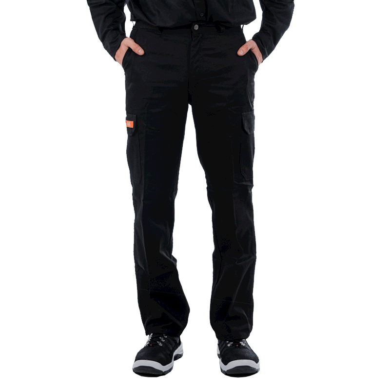 AIRE LIBRE PANTALÓN CARGO CON BOLSILLO NEGRO (OPAP01C)