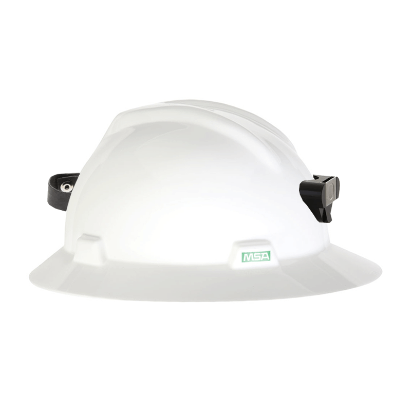 MSA CASCO V-GARD SOMBRERO CON PORTA LÁMPARA BLANCO (2806046)