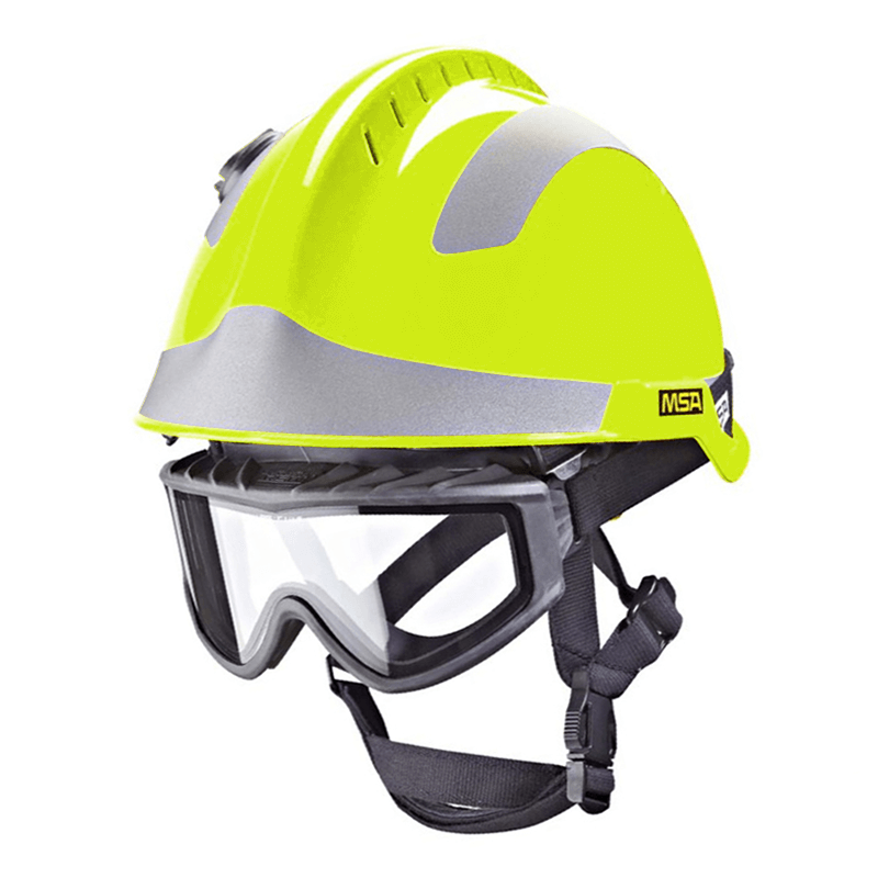 MSA CASCO DE BOMBERO GALLET F2 X-TREM AMARILLO FLÚO (GA3130100000-JLB00)
