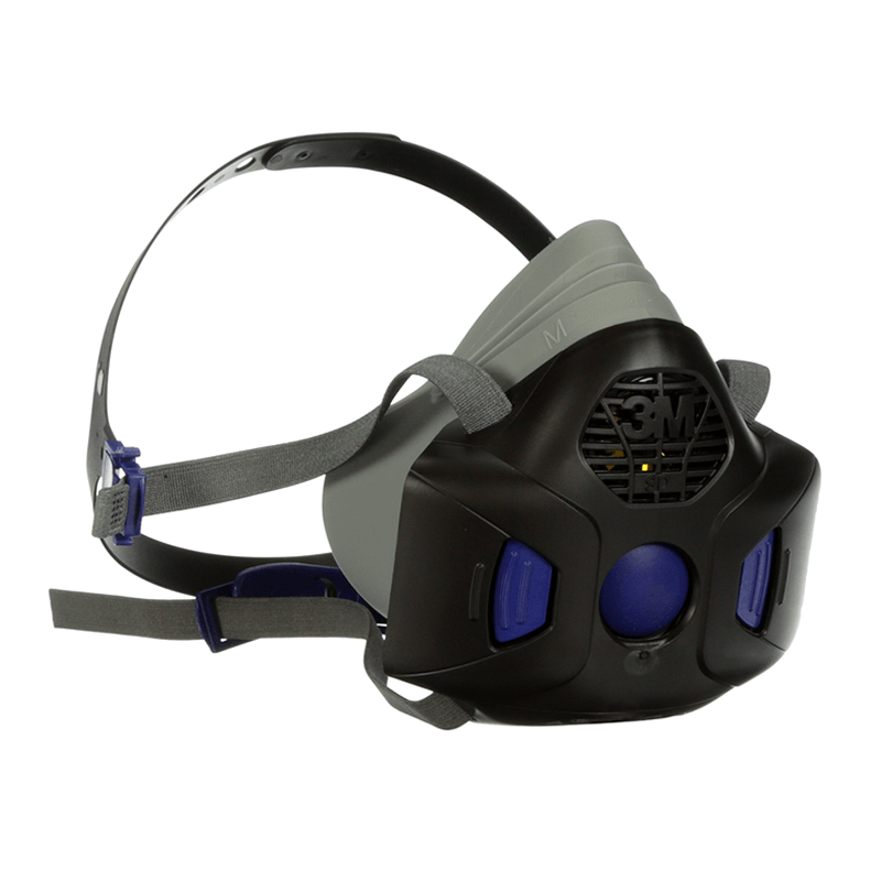 3M RESPIRADOR MEDIO ROSTRO SECURE CLICK HF-801SD TALLE S (65149)