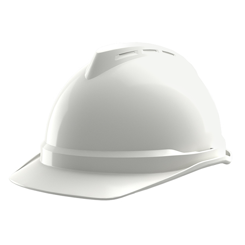 MSA CASCO V-GARD 500 BLANCO SIN VENTILACIÓN CON CANAL DE LLUVIA (10129847-BRL)