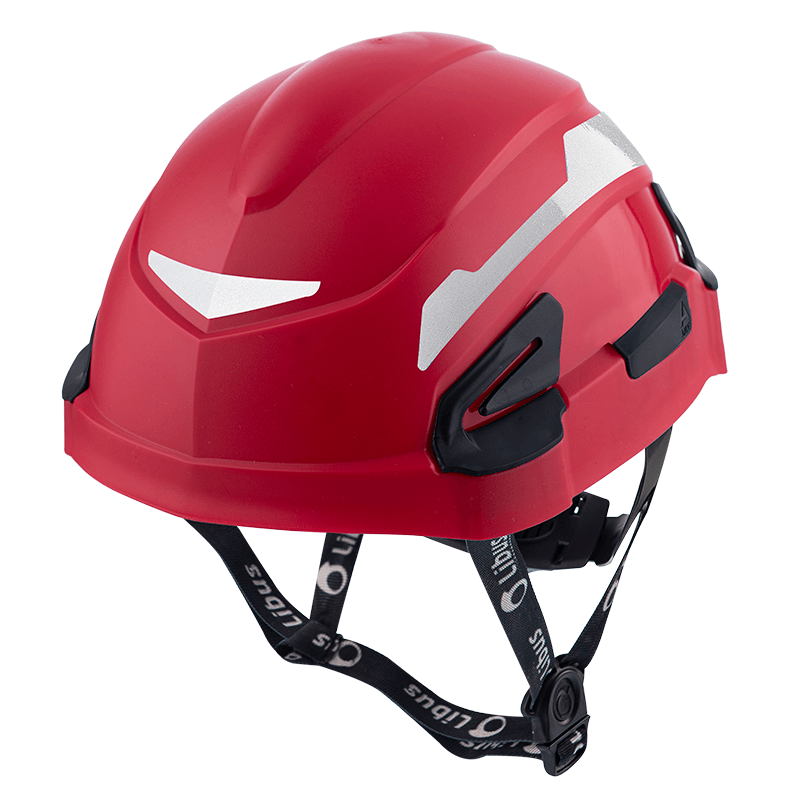 LIBUS CASCO ANDES CON ARNES A CREMALLERA Y MENTONERA ROJO CON REFLECTIVOS (904842)