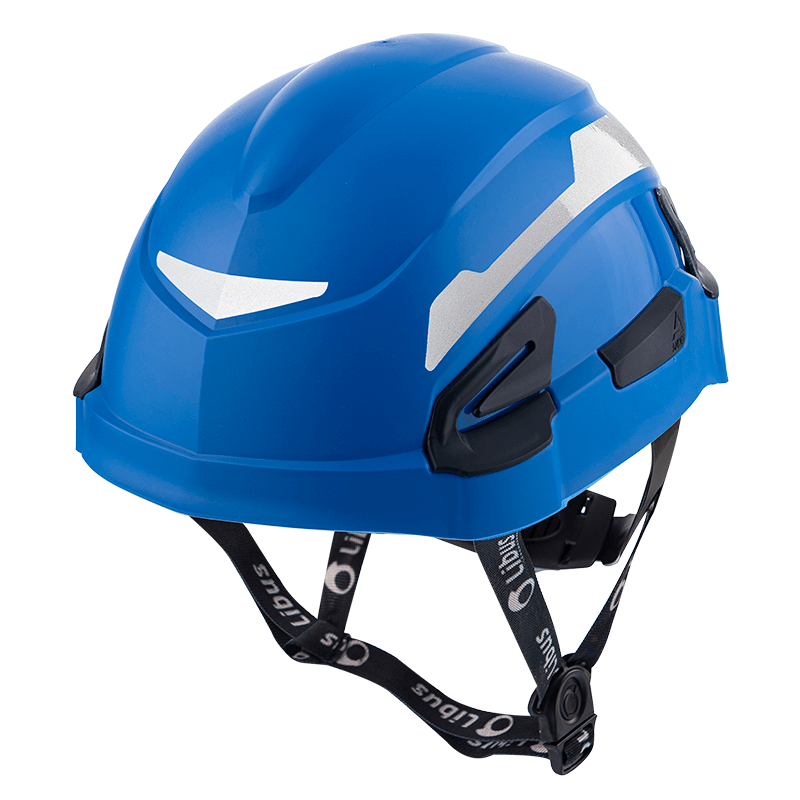 LIBUS CASCO ANDES CON ARNES A CREMALLERA Y MENTONERA AZUL CON REFLECTIVOS (904843)