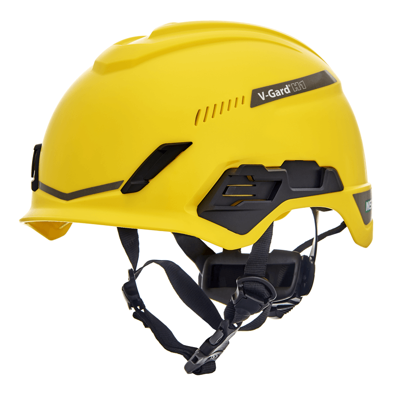 MSA CASCO V-GARD H1 PARA ALTURA Y RESCATE AMARILLO VENTILADO (10212398)