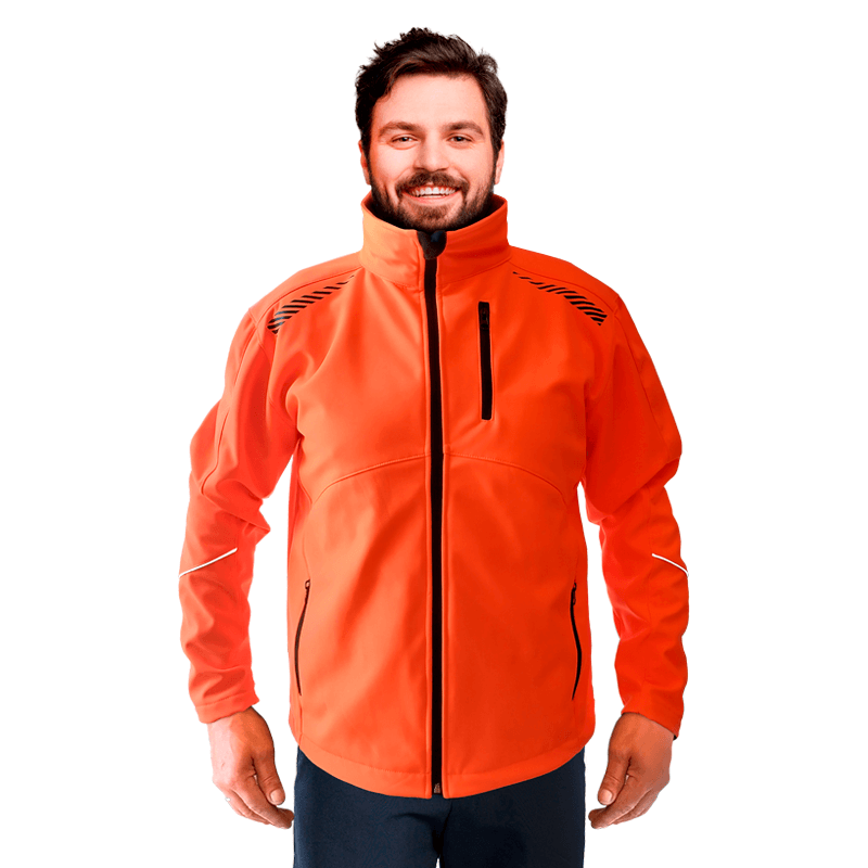 PROWORK CAMPERA SOFTSHELL NARANJA TALLES XL AL 3XL