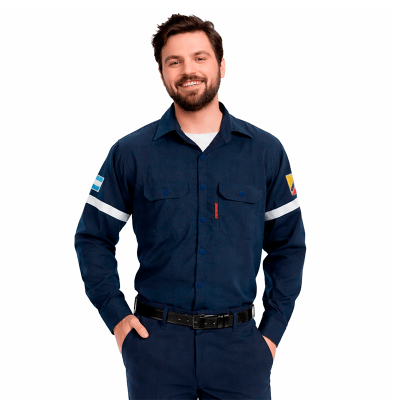 PROWORK CAMISA IGNÍFUGA DUPONT FORTGARD 6.5 TALLES 50 AL 56